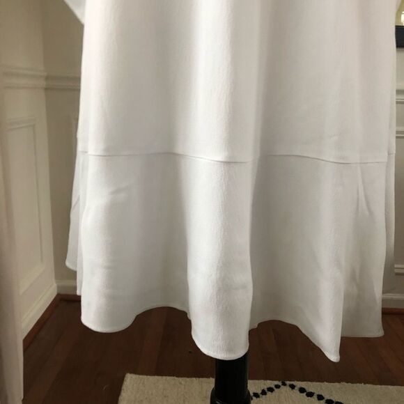 Lewit Split Kimono Sleeve Dress White NWT 6 - Picture 6 of 10